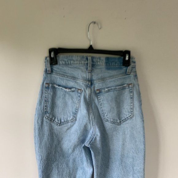 Abercrombie & Fitch Light Blue Straight Leg Jeans - Picture 7 of 10